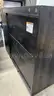 Brand New 46.5&#x201D; Modern Black Sideboard Buffet Cabinet with glass doors, 1 drawer &#x26; 3 adjustable shelves SB003