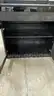 Brand New 46.5&#x201D; Modern Black Sideboard Buffet Cabinet with glass doors, 1 drawer &#x26; 3 adjustable shelves SB003