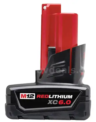 Milwaukee 48-11-2460 M12 REDLITHIUM XC6.0 Extended Capacity Battery Pack SHIPPING  AVAILABLE (OF-001)