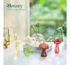 SHIPPING AVAILABLE lot of 18 Glasseam Mushroom Glass Planter Set of 5 Colored Plant Propagation Station, Mini Terrarium