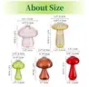SHIPPING AVAILABLE lot of 18 Glasseam Mushroom Glass Planter Set of 5 Colored Plant Propagation Station, Mini Terrarium