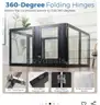 SHIPPING AVAILABLE Heavy Duty Clear Acrylic Dog Playpen, Transparent Pet Pen USPT6153 (2-11)
