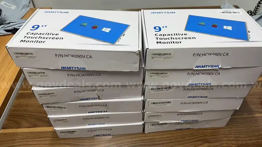 1 Lot of 12 HMTech 9&#x22; Mini HDMI Monitors(25031)