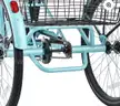 BLUE electric tricycle in box