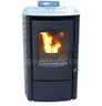 Cleveland Iron Works PS20W-CIW Mini Pellet Stove, WiFi Enabled, 18 lb Hopper Capacity, Black