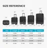SHIPPING AVAILABLE BRAND NEW Luggage Expandable 5 Piece Sets(14/18/20/24/28) PP Lightweight With TSA Lock  - BLACK -