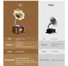 Record Players Retro,Turntable Retro Gramophone Loudspeaker Record Player（B1-008）