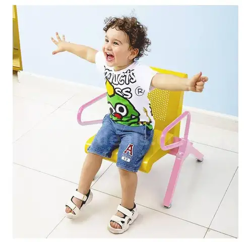 SHIPPING AVAILABLE Lot of 2 Children Kids Chairs Single Seat &#x26; 2 Colors Chairs, Steel Frame Chair for Toddlers Kindergar
