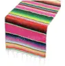 SHIPPING AVAILABLE Lot of 20 Mexican Table Runner 14x108 Inches &#x2013; Rainbow Striped Table Runner (A2-3)