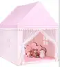 Brand NEW 2 SET Play Tent with Mat, Star Light Large Kids Playhouse with Windows Easy to Wash-pink (HIH25001)