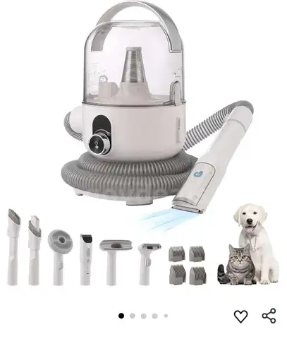 SHIPPING AVAILABLE Dog Grooming Kit with 2L Vacuum Suction 99% Pet Hair Grooming Vacuum Kit 6-in-1