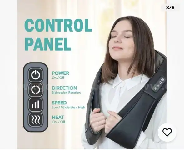 SHIPPING AVAILABLE DAILYLIFE Shiatsu Neck and Back Massager with Heat, Electric Deep Kneading Massa&#xFF08;11-08&#xFF09;