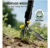 SHIPPING AVAILABLE  Lot of 2 Weed Puller Tool Stand Up Heavy Duty: Alloy Long Handle & 4-Claw Steel Head Design（2-20）