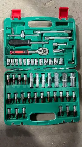 SHIPPING AVAILABLE 53 Pieces 1/4 inch Drive Socket Ratchet Wrench Set, with Bit Socket Set Metric and Extension &#xFF08;11-02&#xFF09;
