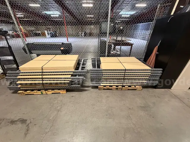 Lot of warehouse shelving