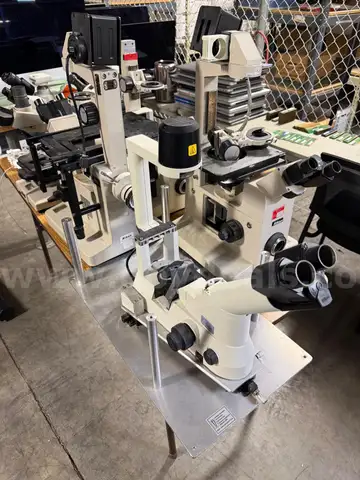 Lot of microscopes
