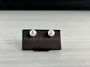 Cultured Pearl Stud Earrings Yellow Gold (Marked: VVV 14k)