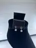 Cultured Pearl Stud Diamond Earrings