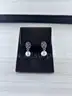 Cultured Pearl Stud Diamond Earrings