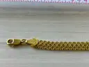Necklace &#x26; Bracelet Pair (Marked: ITALY 750)