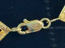 Herringbone Braided Necklace  (Marked: ITALY 14k)