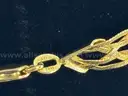 Herringbone Braided Necklace  (Marked: ITALY 14k)
