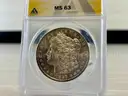 1887 MS 63 Morgan Silver Dollar