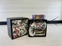 Gucci Interlocking Enamel Cuff Bracelet (Lilac)