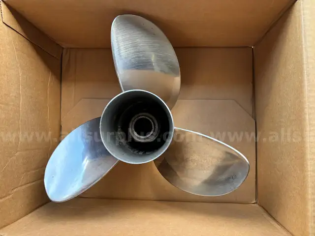 Boat Engine Propeller - Mercury Enertia ECO 3-Blade Stainless Steel, 16&#x22; Diameter x 22&#x22; Pitch, Right Hand Rotation
