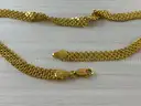 Necklace &#x26; Bracelet Pair (Marked: ITALY 750)