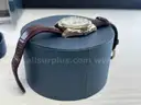 Citizen Eco Drive White Dial Brown Leather Strap Men&#x27;s Watch