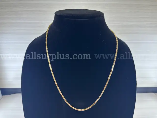 Byzantine 14K Gold Chain (Marked: 14k)