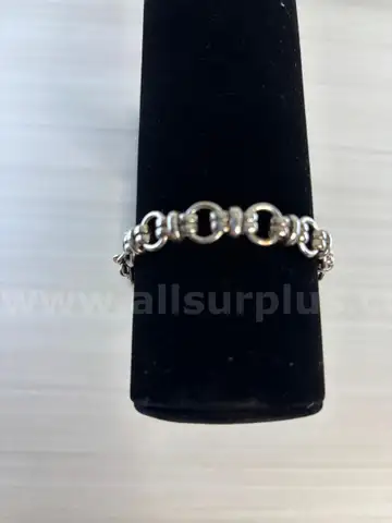 Vintage Link Toggle Clasp Bracelet (Marked 350 )
