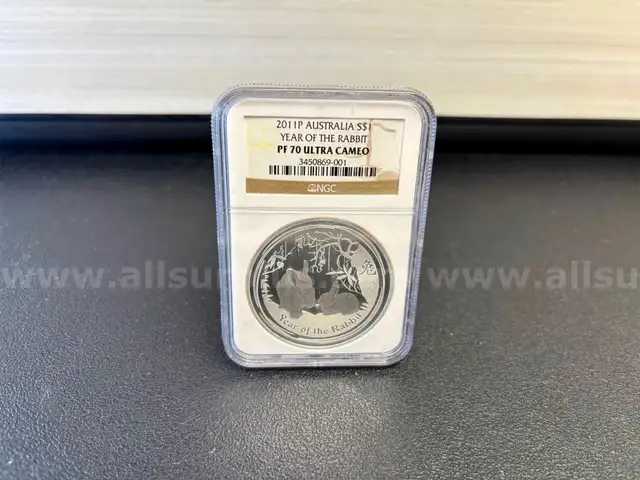 2011P Australia S$1 Year Of The Rabbit (PF 70 ULTRA CAMEO)