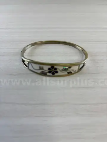 Vintage Abalone Sterling Silver Bracelet