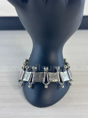 Vintage Sterling Silver Link Bracelet (Marked: Danecraft)