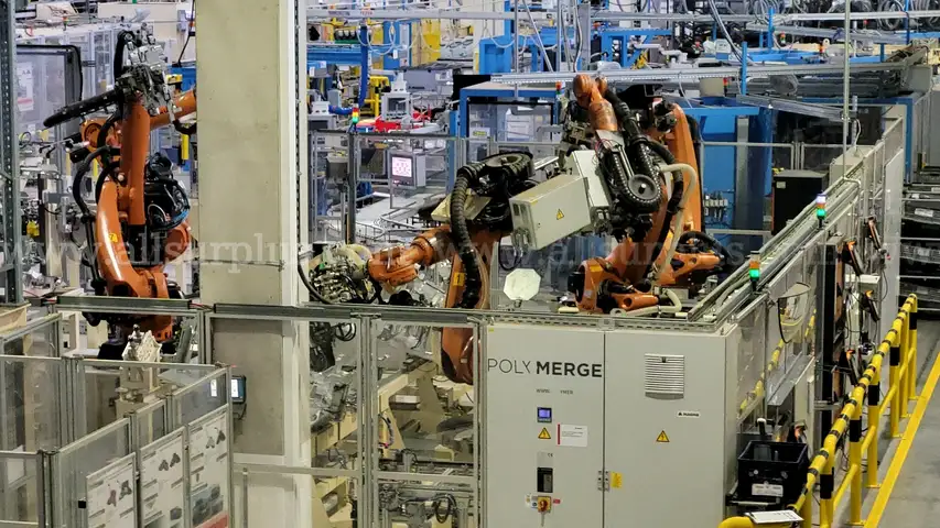 Kuka/Pfeiffer Components of Tank Assembly/Leak Testing Line