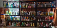 Massive mixed lot of cleaning products, including laundry detergent, dish soap, disinfectants, degreasers, sprays, powde