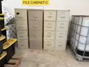 Metal File Cabinets - Four Drawers