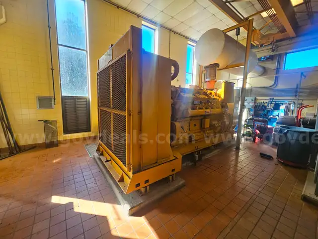 M-EG4-Caterpillar D398 Genset with Transfer Switches