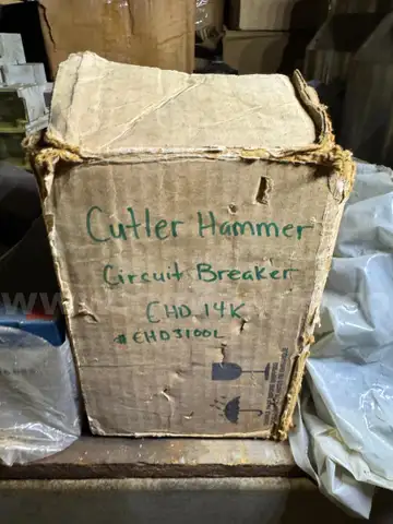 Cutler-Hammer EHD3100L Molded Case Circuit Breaker, 100A, 3-Pole, 480V AC, 14kAIC, Series C