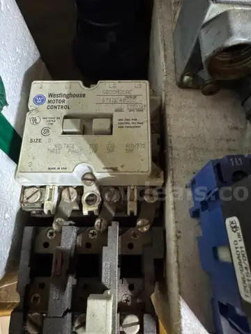 Westinghouse A200M0CAC NEMA Size 0 Motor Starter &#x2013; 18A, 3P, 120V Coil, 600V Rated