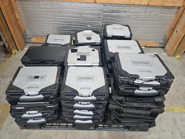 Lot of 58 Panasonic ToughBook & Dell Rugged Laptop Computers ✅