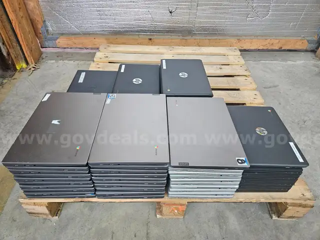 HP & Lenovo Chromebook Laptops - Lot of 62 ✅