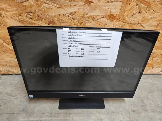 &#x2705; All-In-One Computer --&#x3E; Touchscreen Dell OptiPlex 5270 AiO 21.5&#x22; FHD 1920x1080 / No HDD