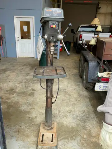 CRAFTSMAN DRILL PRESS. LOCATED IN TUPELO MS