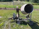 Old gasoline Concrete Mixer