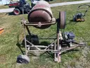 Old gasoline Concrete Mixer