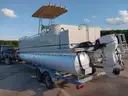 24&#x27; South Bay Center Console Fishing Pontoon &#x26; Trailer