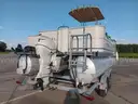 24&#x27; South Bay Center Console Fishing Pontoon &#x26; Trailer